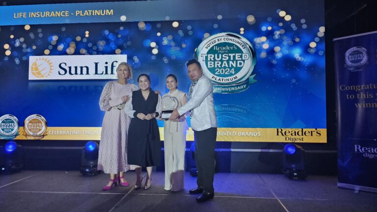 Sun Life Philippines Continues Tradition of Being a Trusted Brand among Filipinos