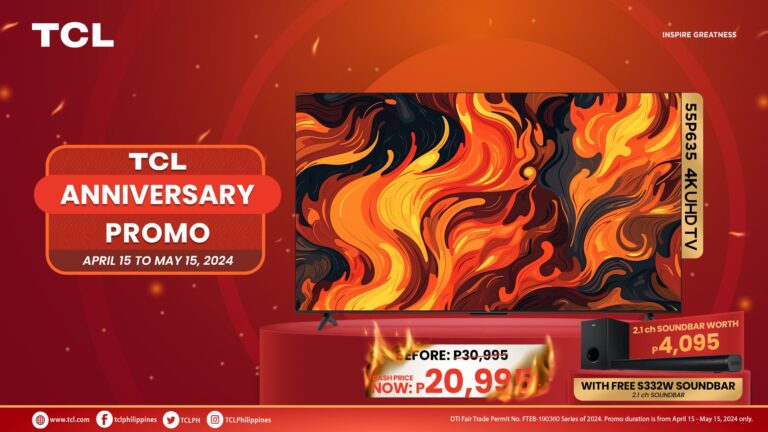 Don’t miss out on BIG SAVING on the TCL P635, 55-Inch TV Anniversary Promo!