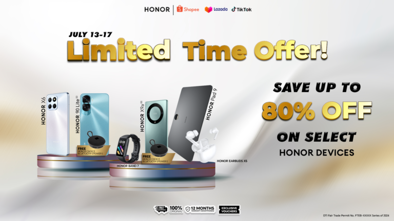 HONOR PayDay Sale: Get up to 80% off and 0% Installment Interest via Shopee and Lazada HONOR PayDay Sale: Get up to 80% off and 0% Installment Interest via Shopee and Lazada