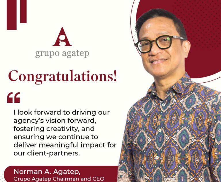 Norman Agatep, APR formally named Chairman and CEO of Grupo Agatep