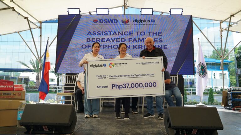 DigiPlus, BingoPlus Foundation give ₱37M aid to families of Typhoon Kristine casualties in largest relief effort to date