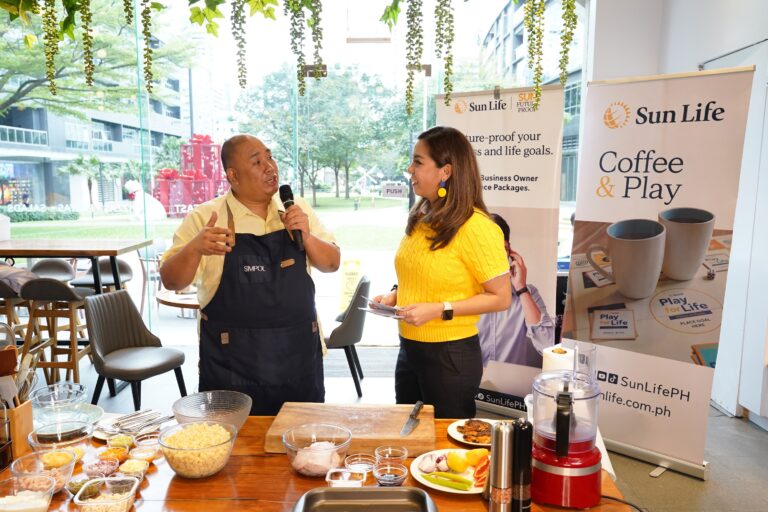 THE RECIPE FOR SUCCESS: CHEF TATUNG’S BUSINESS TIPS FROM SUN LIFE’S COFFEE & PLAY EVENT