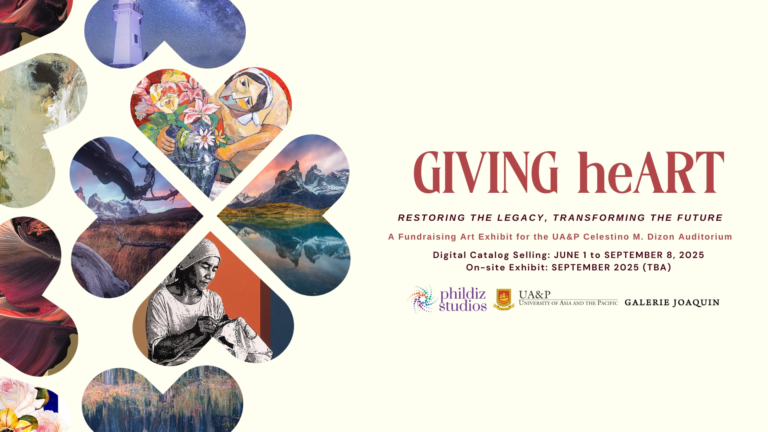 UA&P, Phildiz Studios, and Galerie Joaquin Launch “Giving heART” to Promote Philanthropy Through Art