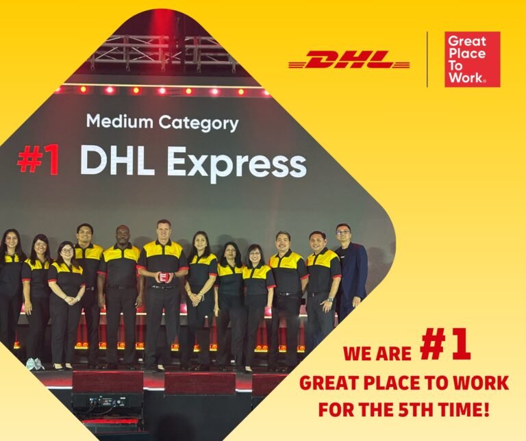 DHL Express named #1 Great Place To Work® in the Philippines DHL Express named #1 Great Place To Work® in the Philippines