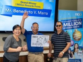 A Kabayan’s million dream comes true: Loyal client wins 1 Million Rewards Points