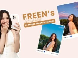 Thai actress Freen Sarocha glows with vivo V70, highlights AI Magic Weather feature