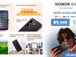 Power More, Worry Less: HONOR X7e Launches on Shopee, Lazada, and TikTok Shop with Up to Php 5,000 OFF This 7.7 Mega Rainy Season Sale