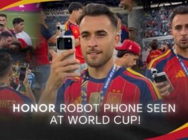 HONOR Robot Phone Makes Surprise Appearance During Spain’s World Cup Celebration